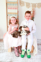Rex, Hazel and Bunnies