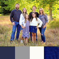 Blues,Grey,Cream