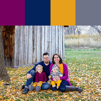 Plum,mustard&Navy