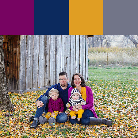 Plum,mustard&Navy