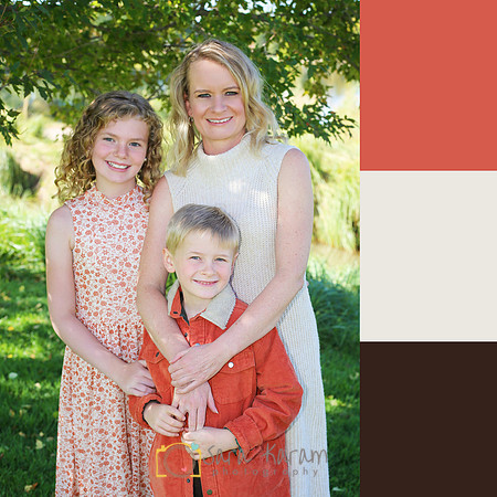 Orange,Brown&Cream